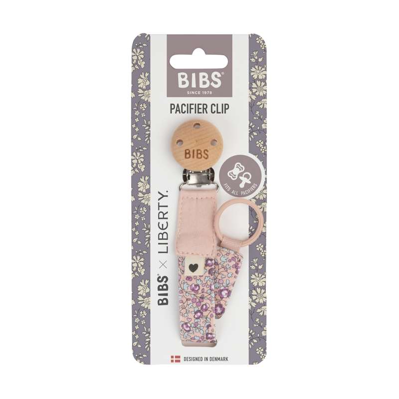 BIBS Accessories - Pacifier Clip Pacifier cord - Liberty - Eloise/Blush
