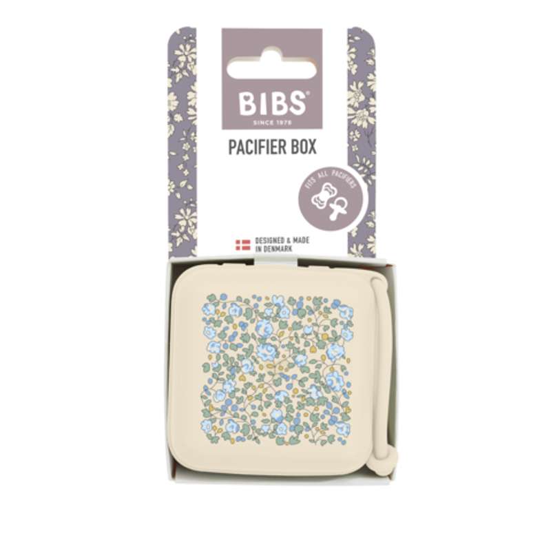 BIBS Accessories Pacifier Box - Pacifier box - Liberty - Eloise/Ivory