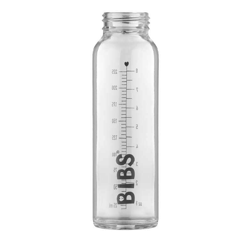 BIBS Bottle - Large Bottle i Glas - 225 ml.