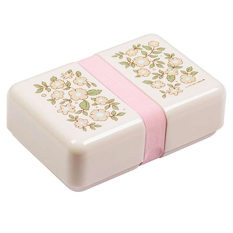 A Little Lovely Company Lunchbox - Blossoms - Light Pink