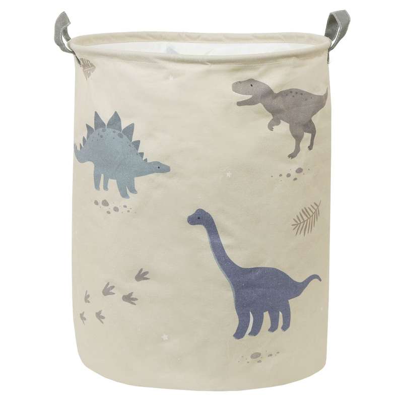 A Little Lovely Company Storage Basket - Dinosaur - Olive