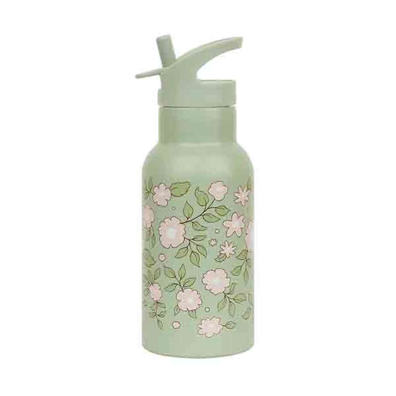 A Little Lovely Company Thermos Flask - 350 ml. - Blossoms - Sage