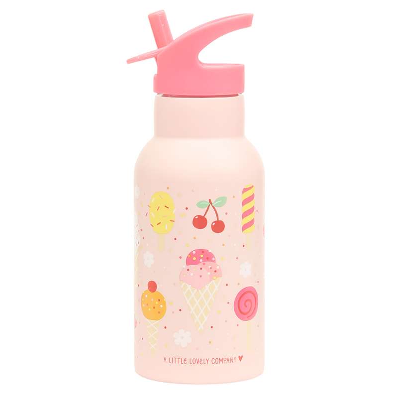 A Little Lovely Company Thermos Flask - 350 ml - Ice cream - Pink