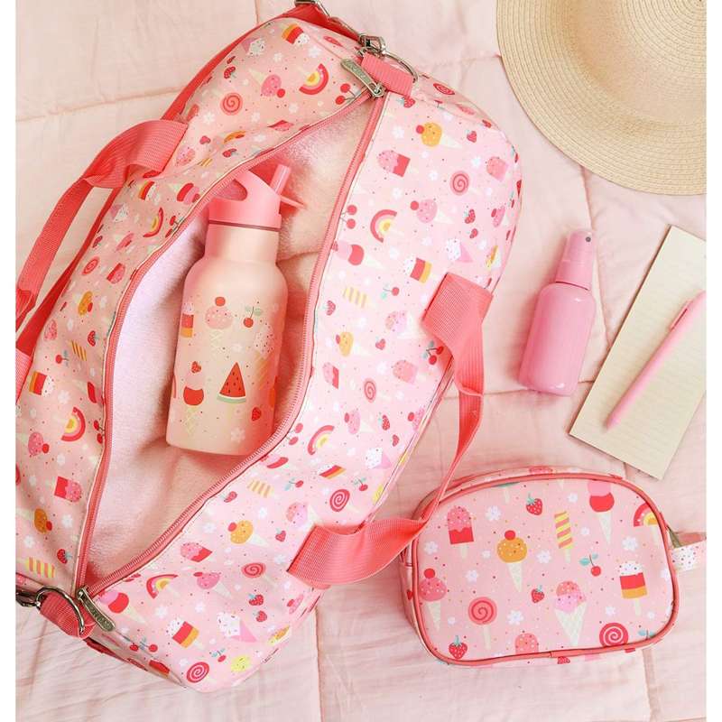 A Little Lovely Company Weekend Bag - Icecream - Pink