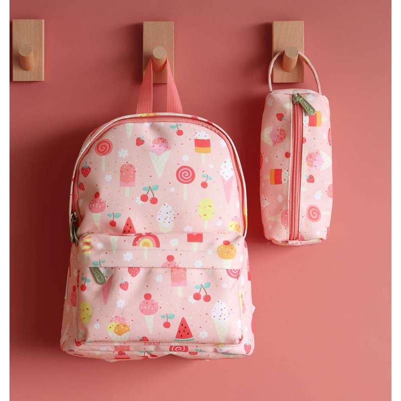 A Little Lovely Company Children's Backpack - Icecream - Pink