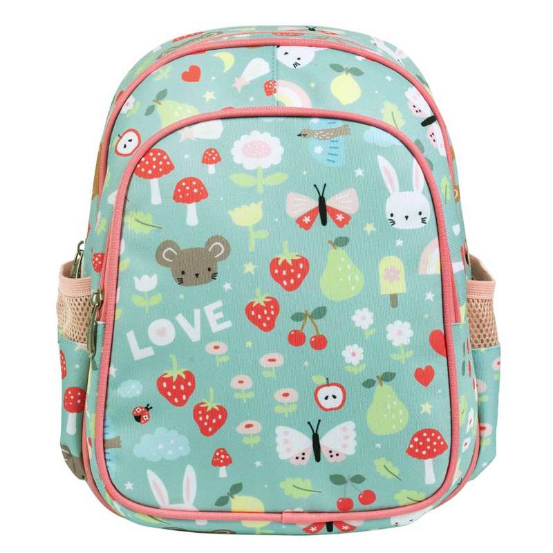 A Little Lovely Company Backpack with Cooler Pocket - Joy - Mint