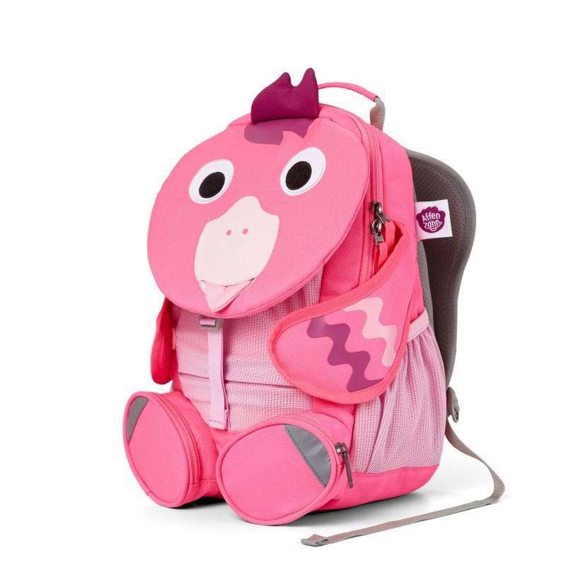 Affenzahn Large Ergonomic Backpack for Children - Flamingo