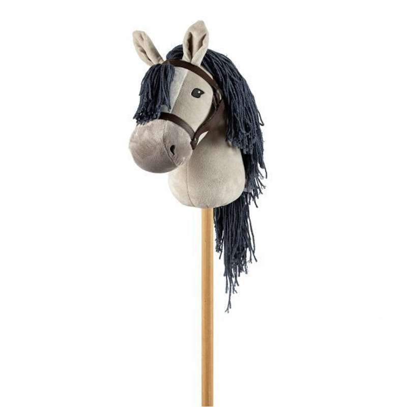 By Astrup Hobby Horse - Gray with Dark Gray Mane - 68 cm.