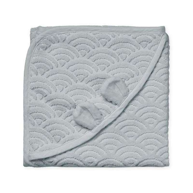Cam Cam Copenhagen Baby Towel - Classic Grey