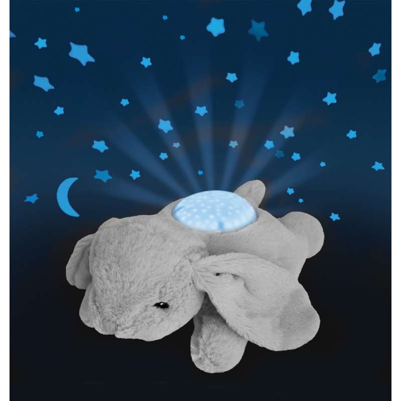 Cloud B Dream Buddies - Rabbit - Sleep lamp with light (Gray)