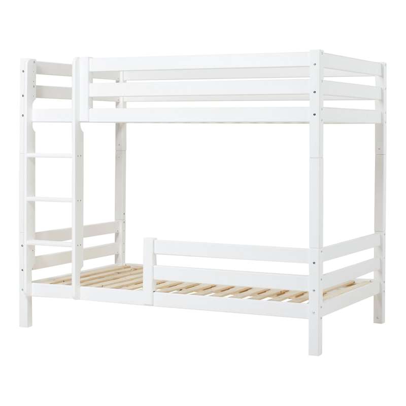 Hoppekids ECO Luxury High Loft Bed 120x200 cm with two bed rails, White