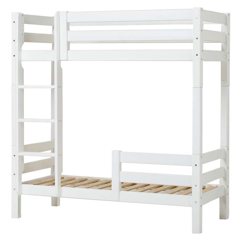 Hoppekids ECO Luxury High Loft Bed 70x160 cm with two bed rails, White