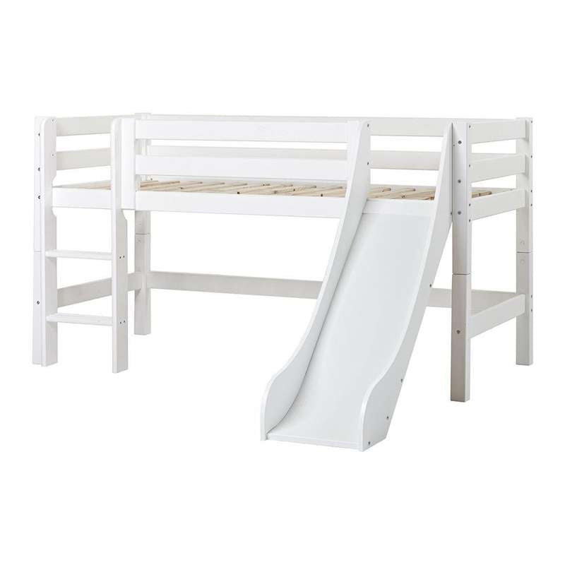 Hoppekids Slide for ECO Luxury Half-height bed - all sizes- White