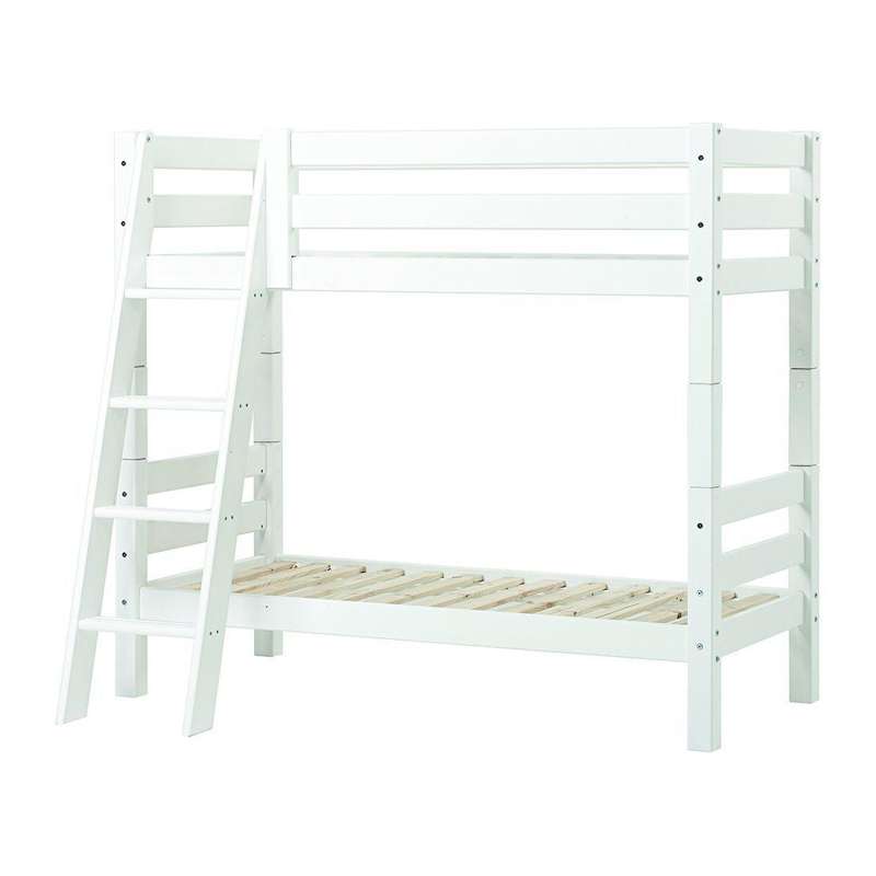 Hoppekids Ladder for ECO Luxury Bunk bed and Medium-height bed - Sloping - White