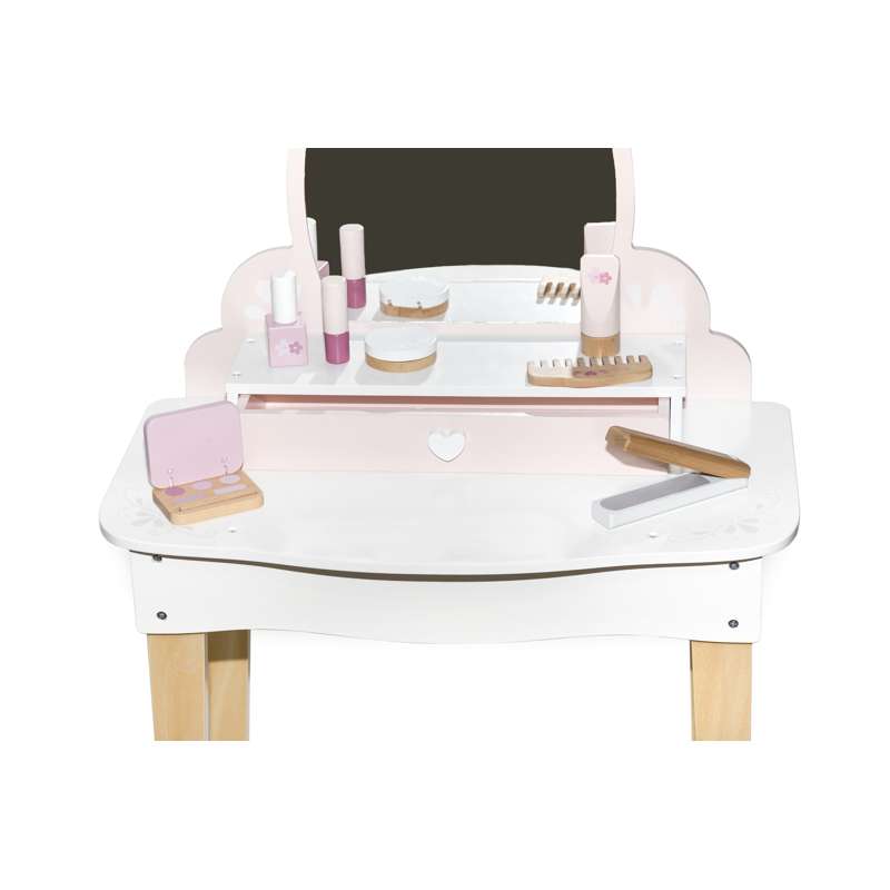 Kid'oh Makeup table in wood with accessories