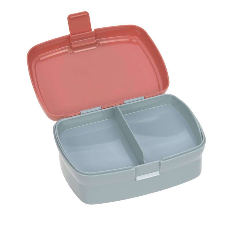 Lässig Lunch set with Lunchbox and Water bottle - Fox - Red