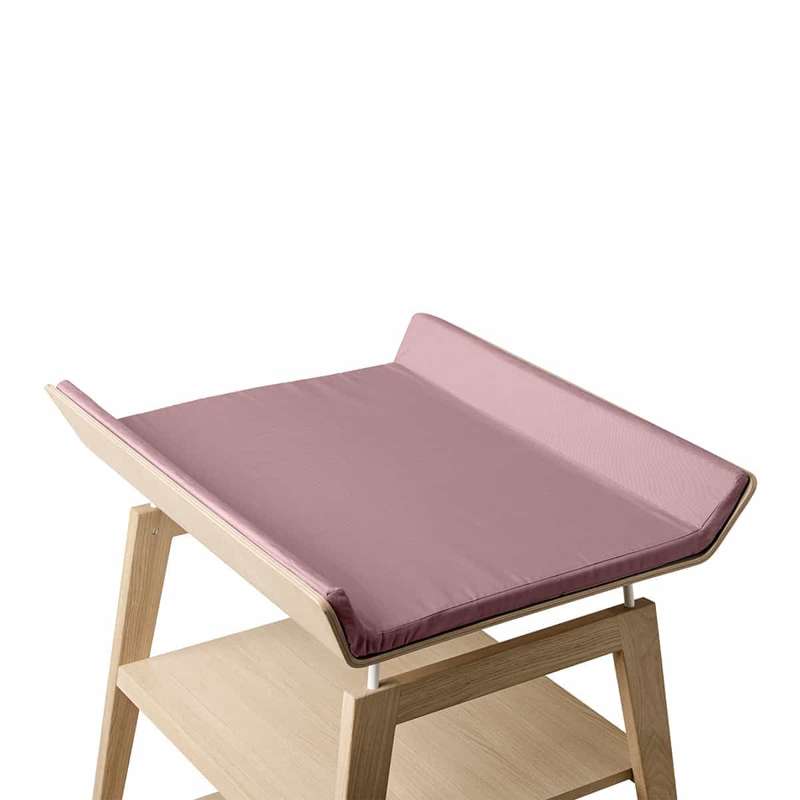 Leander Changing Pad Cover for Linea Changing Table - Dusty Rose
