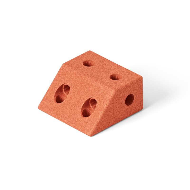 MODU Block Angle - Angled Foam Block - Burnt Orange