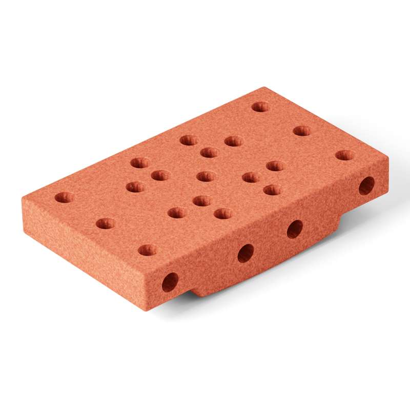MODU Block Base - Base Foam Block - Burnt Orange