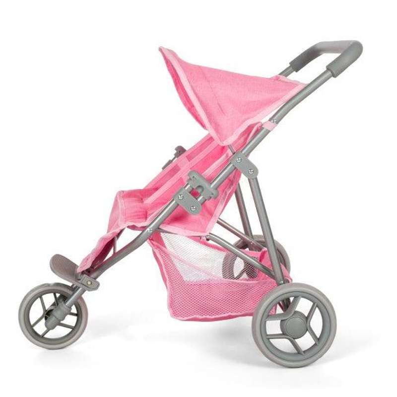 MaMaMeMo Doll Twin Stroller - Pink