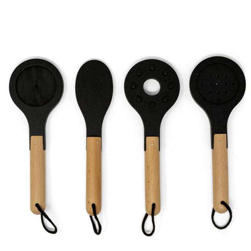 MaMaMeMo Body Food kitchen accessories - wooden pasta fork