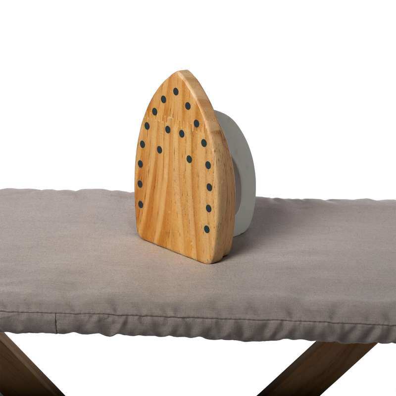 MaMaMeMo Wooden Ironing board and iron