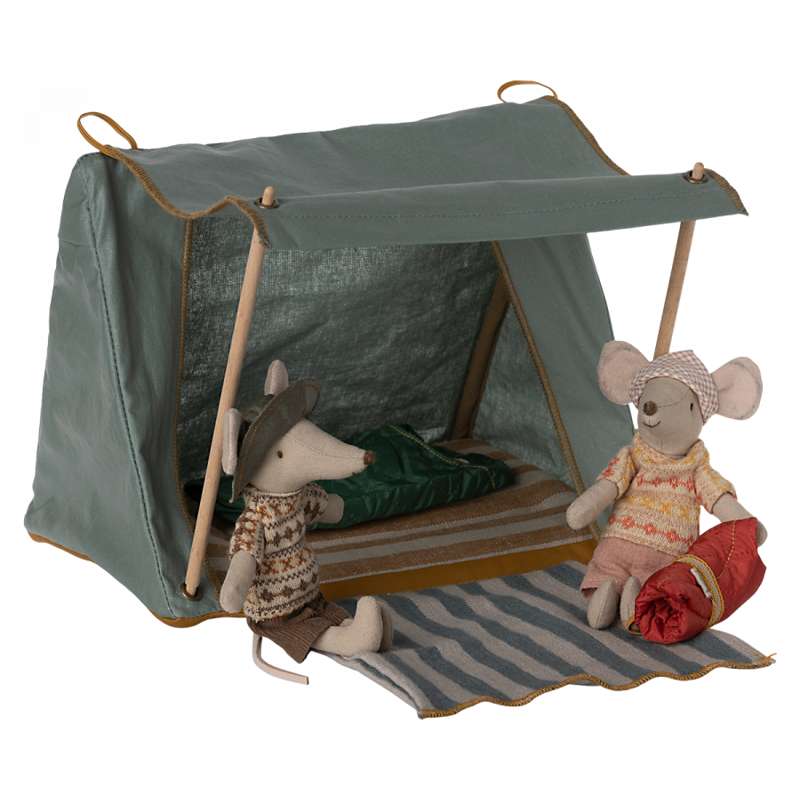 Maileg Happy Camper Tent - Mouse (23 cm.)