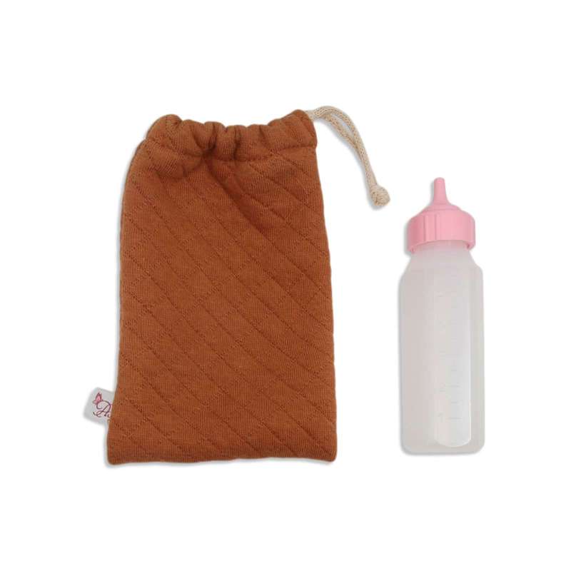 Memories by Asi Doll Accessories (43-46 cm) Bottle with Bag for Pablo and Maria - Rust