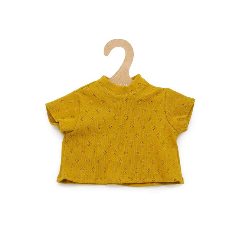 Memories by Asi Doll Clothing (43-46 cm) Short-sleeved T-shirt - Ochre