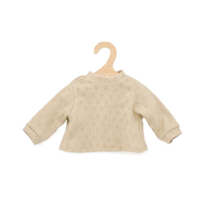 Memories by Asi Doll Clothing (43-46 cm) Long-sleeved T-shirt - Sand