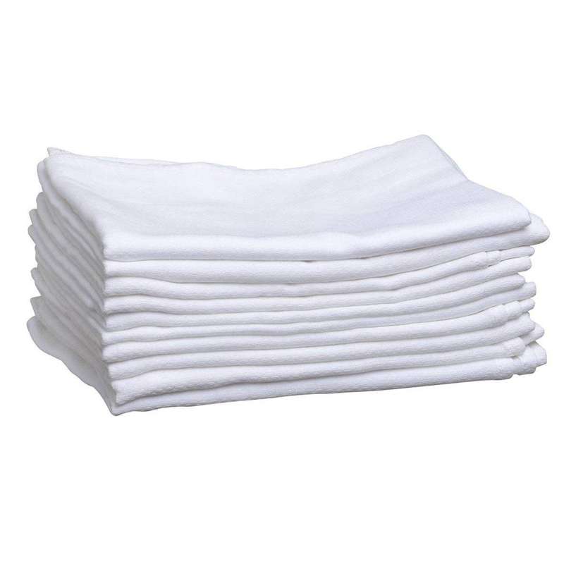 Mininor Cloth Diapers - White (10-pack)