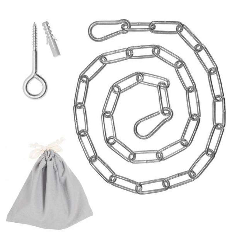Nonomo Loft Hook including chain for hammock swing - Gray