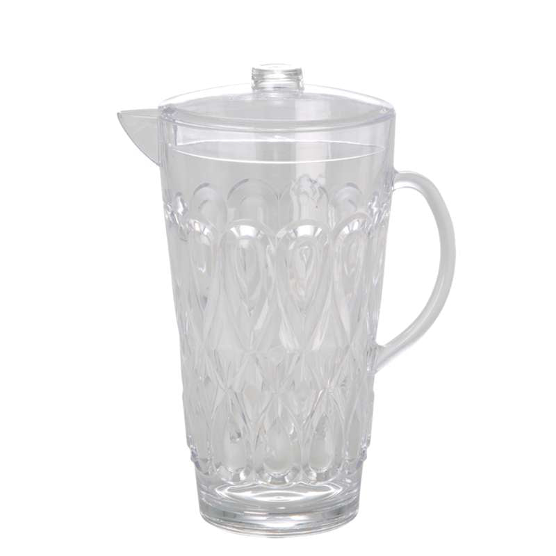 RICE Shatterproof Retro Pitcher in Acrylic - Clear