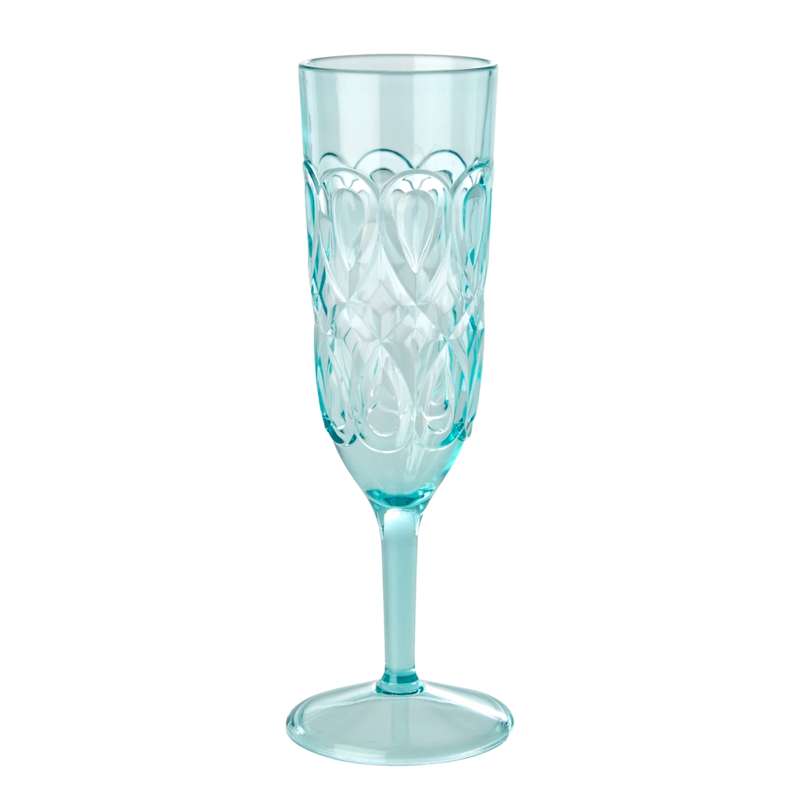 RICE Champagne glass in Acrylic - Mint