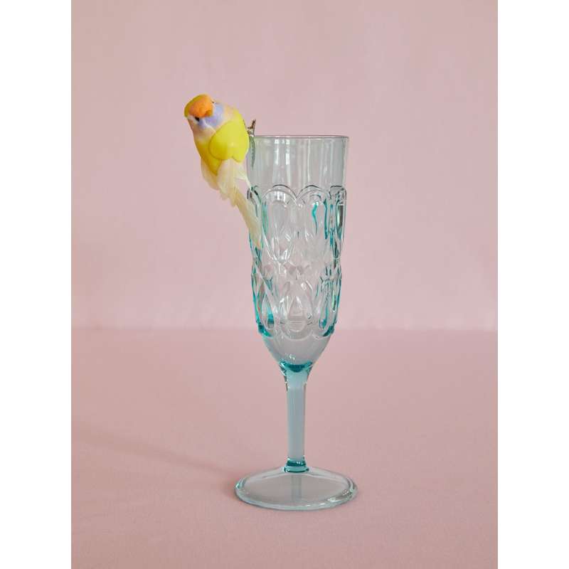 RICE Champagne glass in Acrylic - Mint