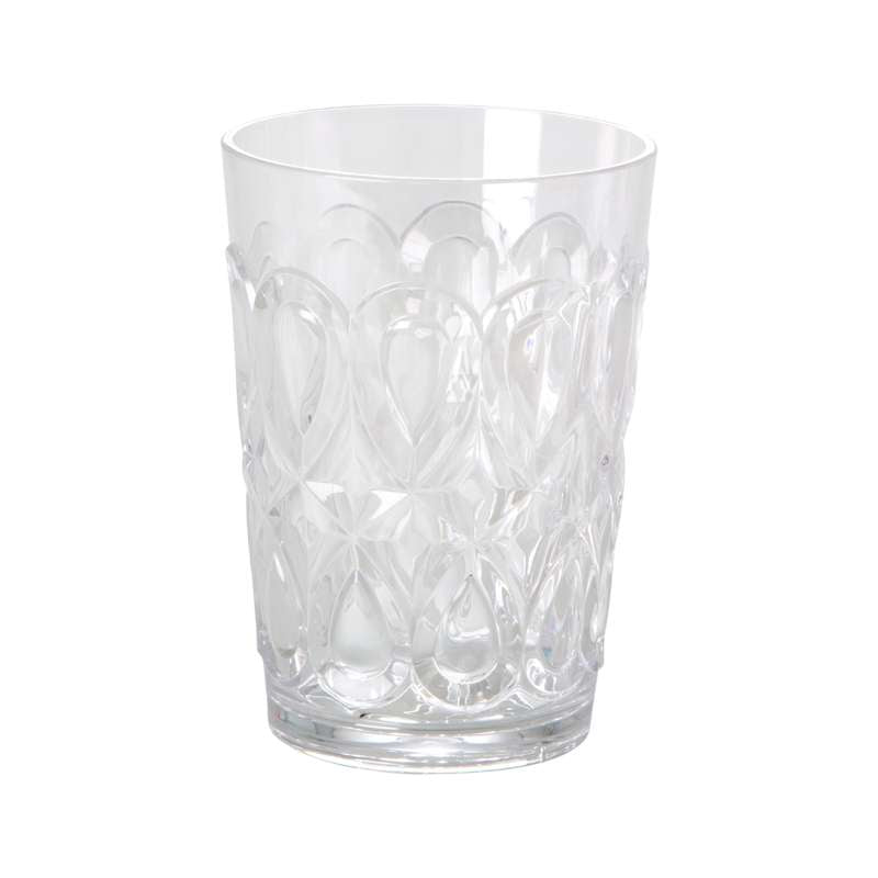RICE Drinking Glass in Acrylic - Clear