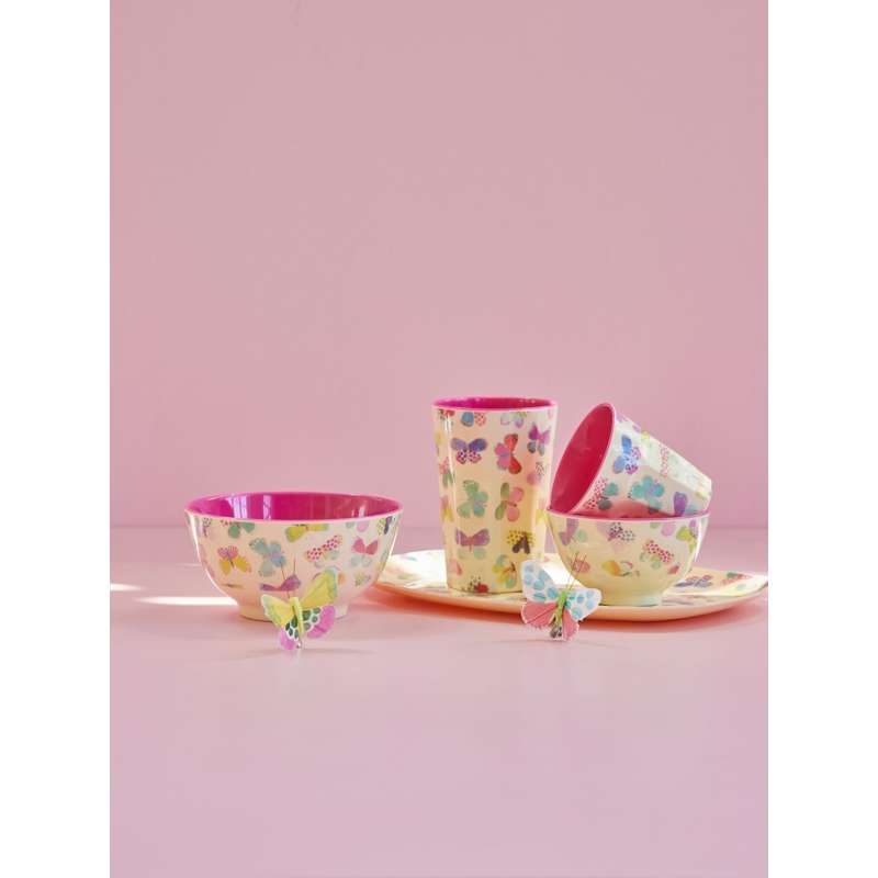 RICE Cup - Medium - Butterfly - Pink