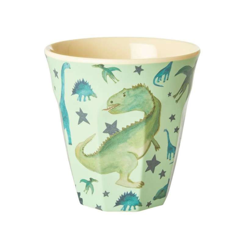 RICE Cup - Medium - Dinosaur - Sage Green