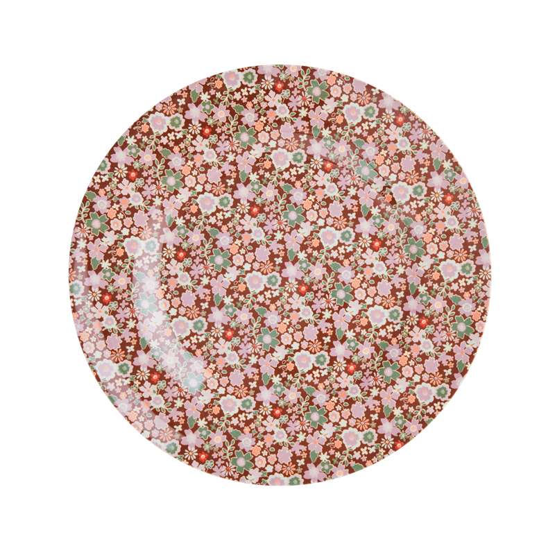 RICE Plate - Small - Fall Floral Print