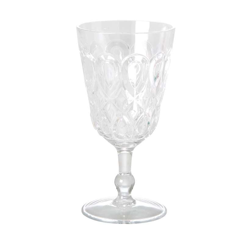 RICE Acrylic Wine Glass - Clear