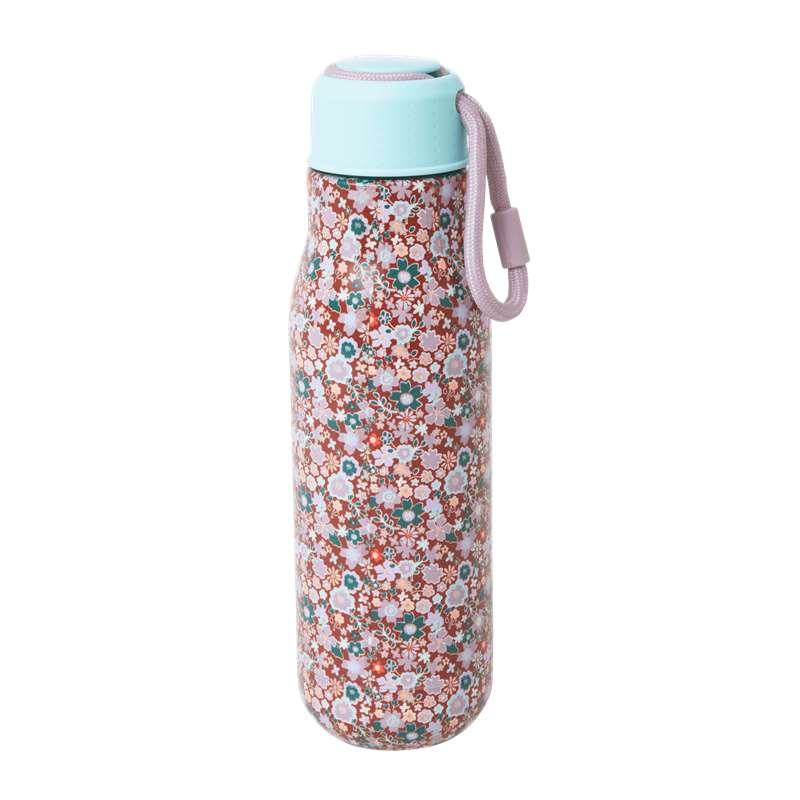 RICE Thermos Flask in Stainless Steel - Fall Floral Print - 500 ml.