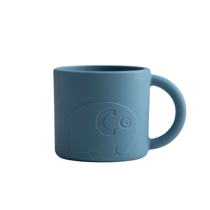 Silicone cup, Fanto, vintage blue