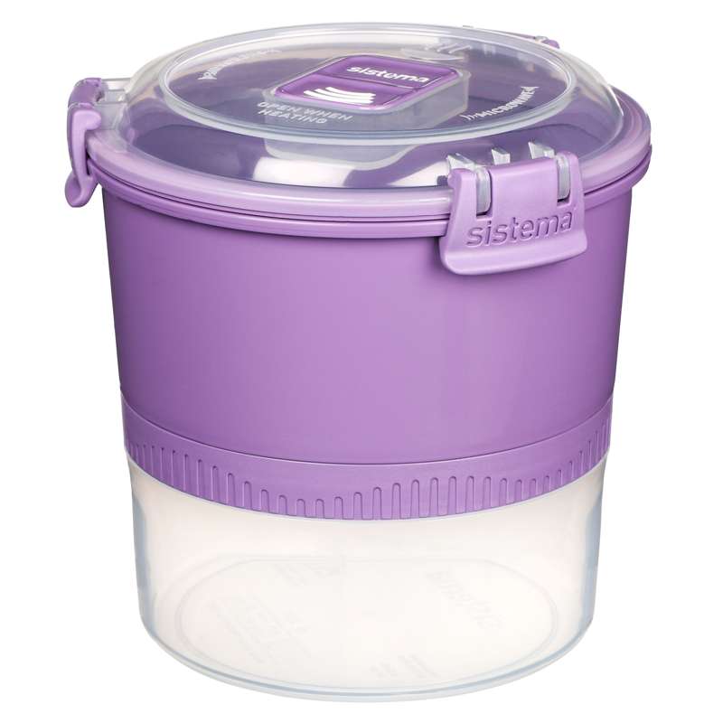 Sistema Lunch Stack To Go - 965 ml - Misty Purple