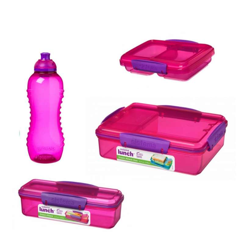 Sistema Lunchbox Sampak 1 - Pink