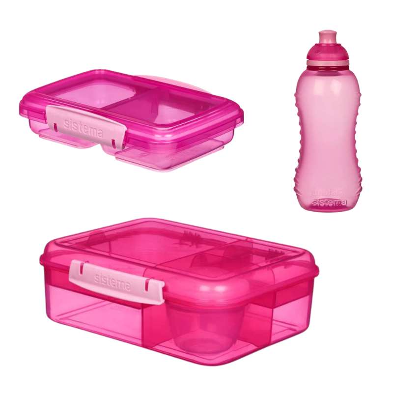 Sistema Lunchbox Sampak 3 - Pink