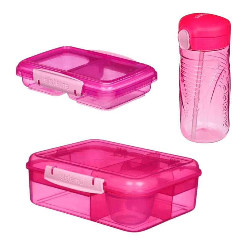 Sistema Lunchbox Sampak 4 - Pink