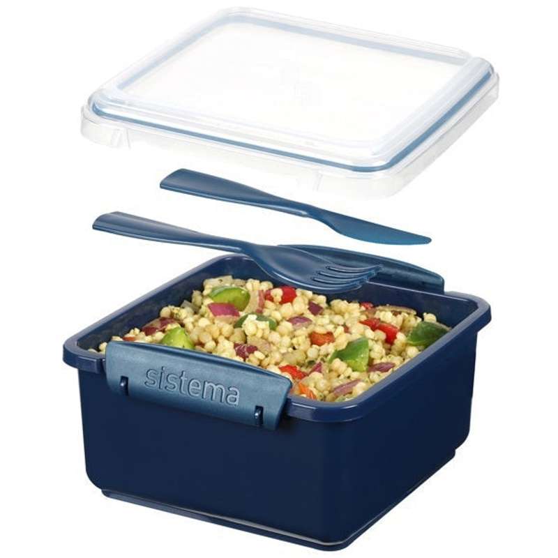 Sistema RENEW - Lunch Box - Lunch Plus with Cutlery - 1.2L - Navy