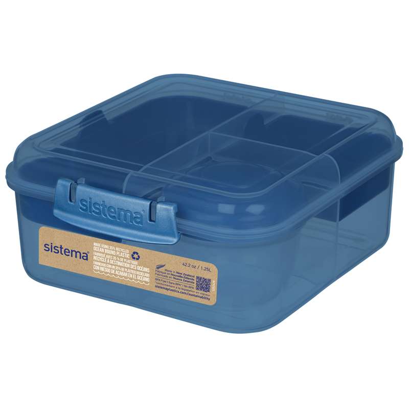 REVIVE Food Box System - Bento Cube - 1.25L - Mountain Blue