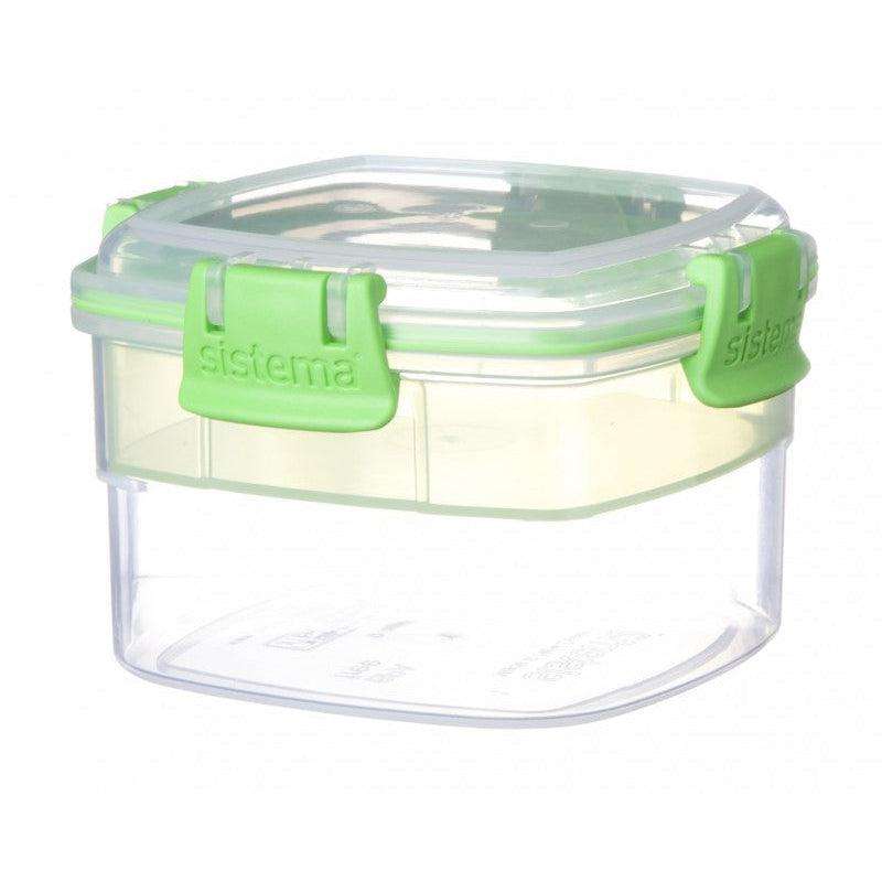 Snackbox System - To Go - 2-Part - 400 ml - Clear/Green