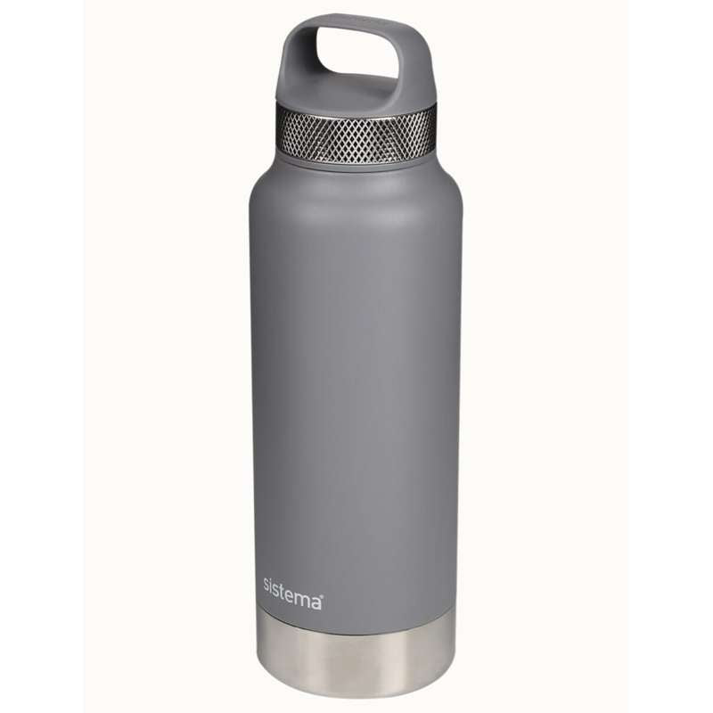 Thermos Flask System - Stainless Steel - 1L - Grey